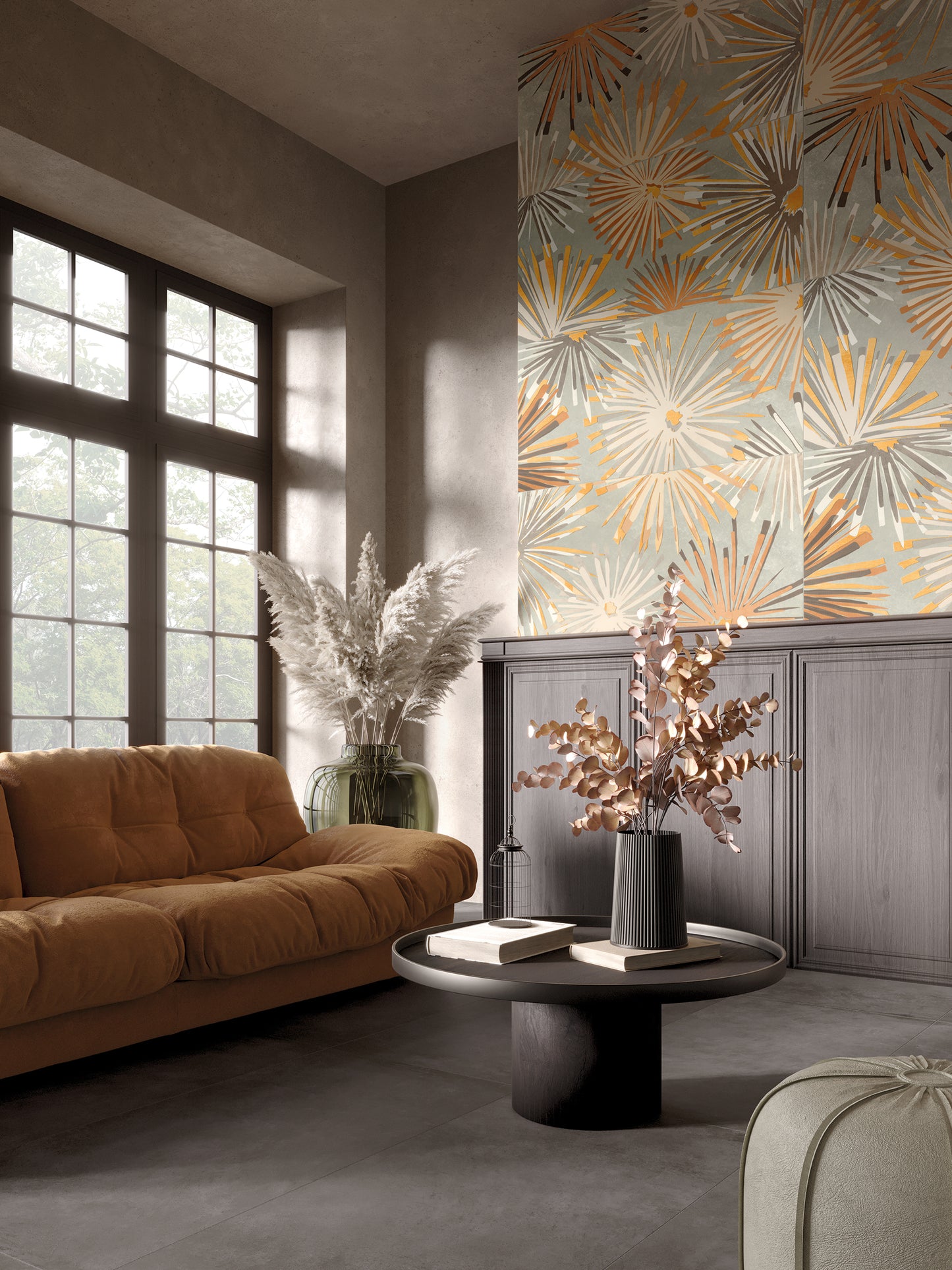 fabinha-fabinhasa-carrelages-renovation-construction-amenagement-cuisine-showroom-couleurAMB_DREAM_DANDELION_PLANET_ANTRACITE_LIVING