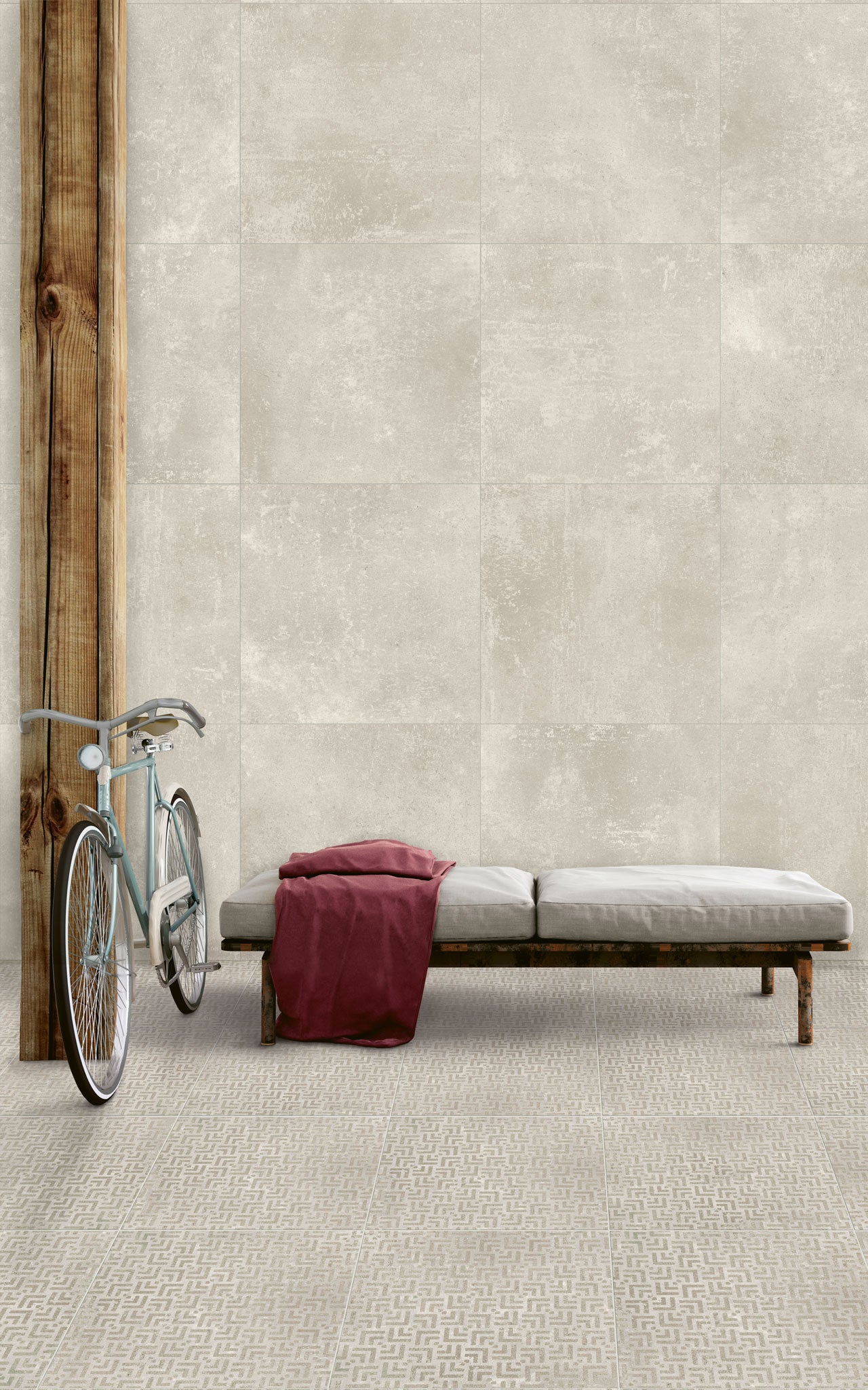 Piastrella VERDE - Matrix – Gres Porcellanato Effetto Cemento Spatolato Moderno